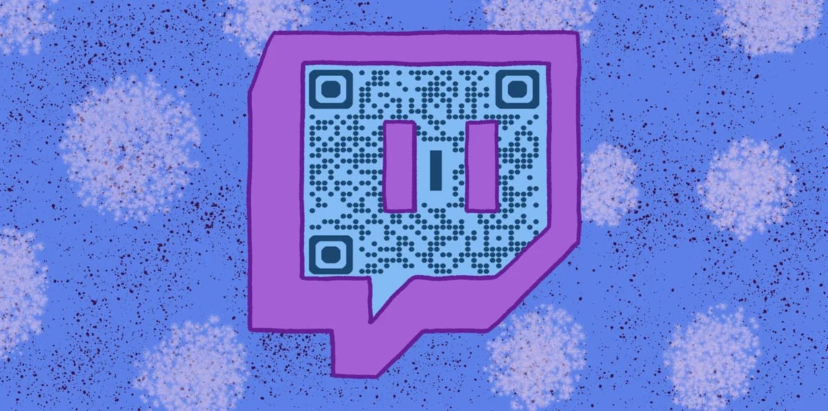 Gerador de QR code para streamers e canais do Twitch