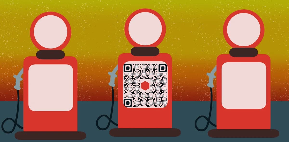 Códigos QR em postos de gasolina para promoções de combustível e engajamento do cliente