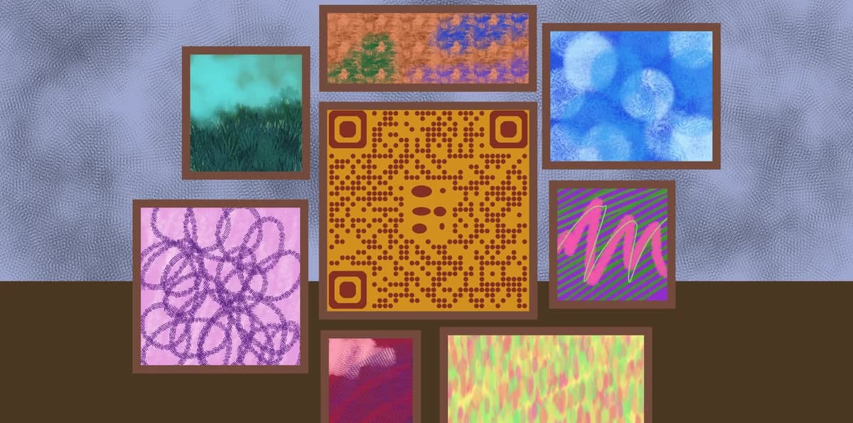 QR codes para compartilhar arte digital e portfólios online