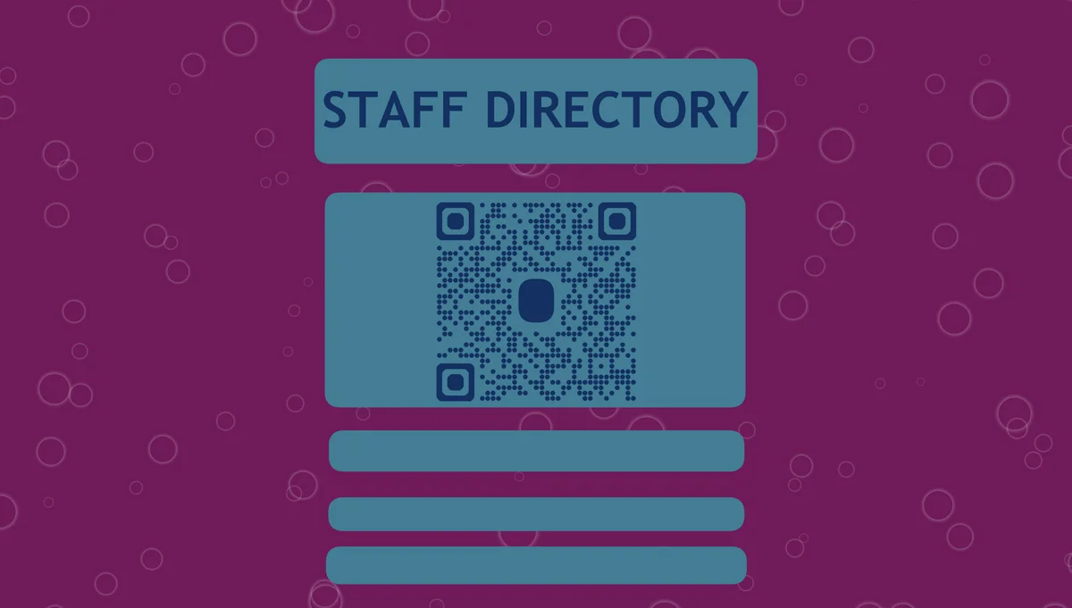 Como criar um diretório de funcionários usando QR codes