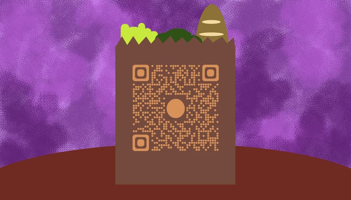 Gerador de QR Code para supermercados para experiências de compra digitais