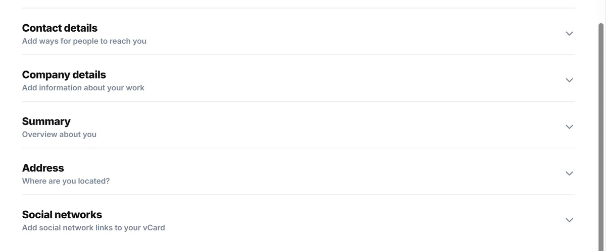 Input your information