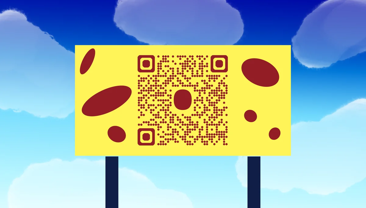 Gerador de QR code para outdoors e publicidade externa