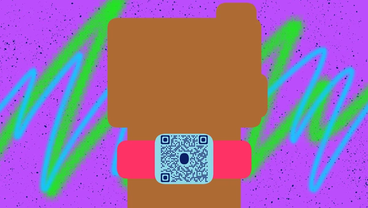 Gerador de QR code Bracelets Connect para tecnologia vestível