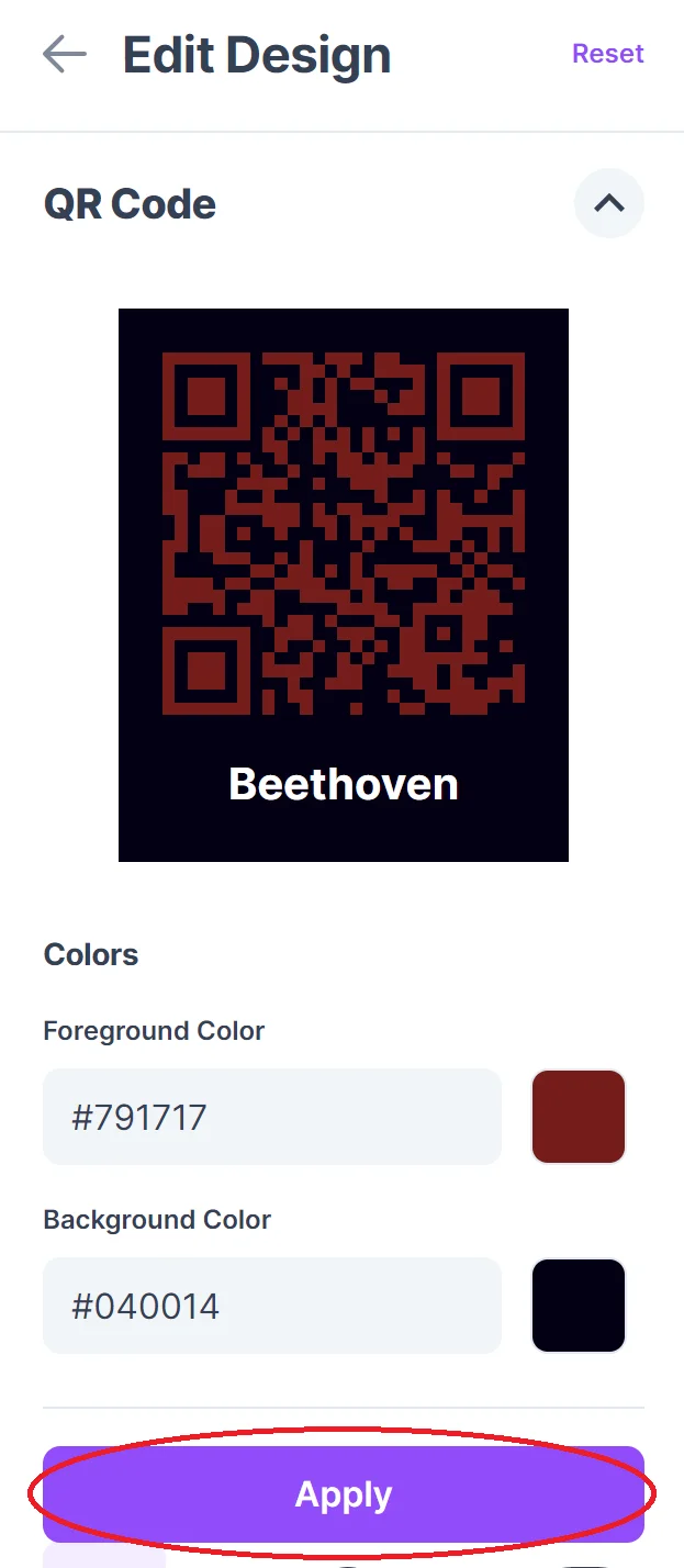 QR Spotify step 5