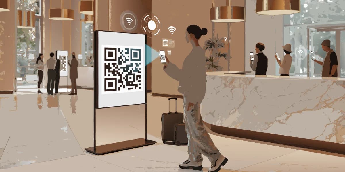 Accommodation Check In with QR Codes