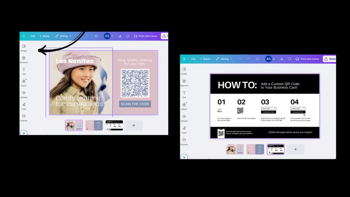 qr code business card