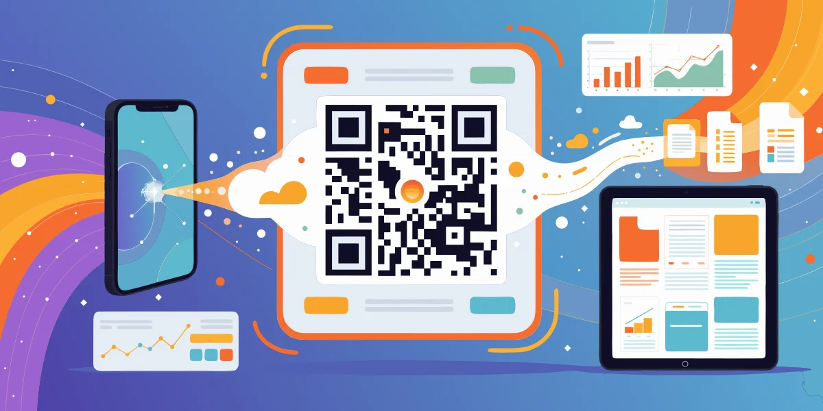 QR code to PDF generator