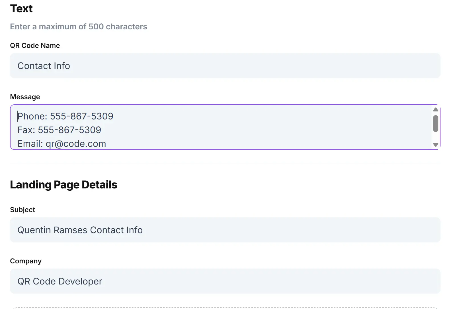 qr-code-landing-page