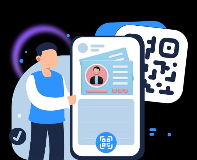 Connect Citizens with Vital Services - URL QR Code feature illustration for QR Codes For Government