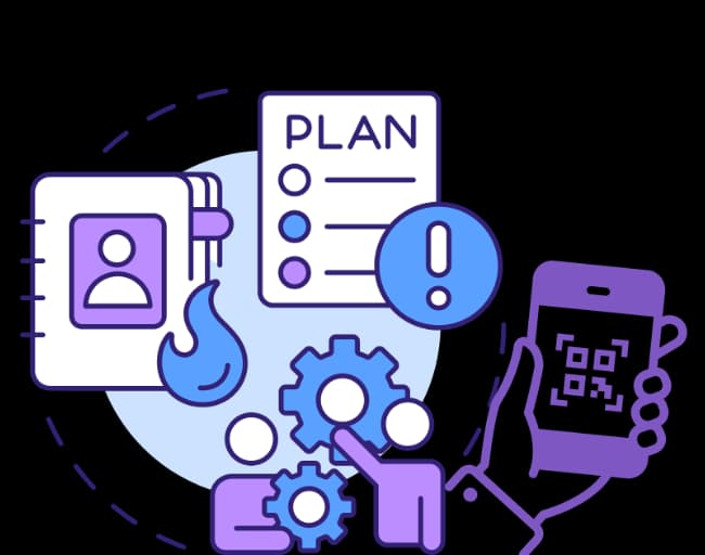 Simplify Access to Public Information - URL QR Code feature illustration for QR Codes For Government