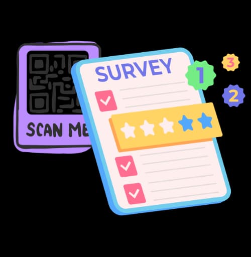 Boost Community Engagement and Feedback - URL QR Code feature illustration for QR Codes For Government