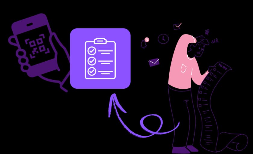 Simplify Daily Tasks with QR Codes - URL QR Code feature illustration for QR Codes For Personal Use