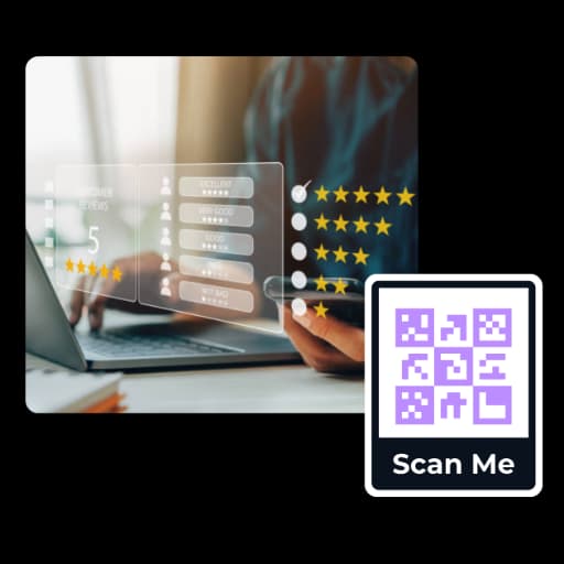 Faster Warranty Registration - URL QR Code feature illustration for QR Codes For Consumer Electronics
