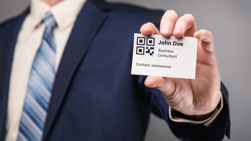 QR code solution for QR Codes For Business Consultants - Hero image showing QR code implementation
