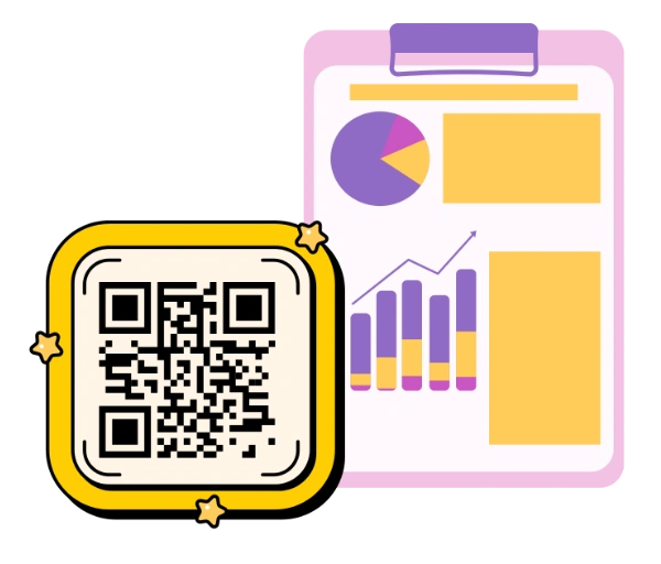 Simplify Client Onboarding Process - URL QR Code feature illustration for QR Codes For Business Consultants