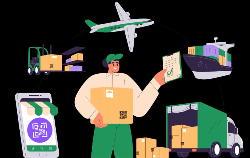 Supply Chain Transparency - URL QR Code feature illustration for QR Codes For Consumer Packaged Goods