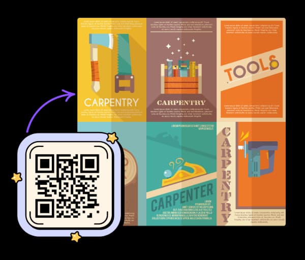 Access DIY Guides and Tool Instructions - URL QR Code feature illustration for QR Codes For Home Repairs and Maintenance