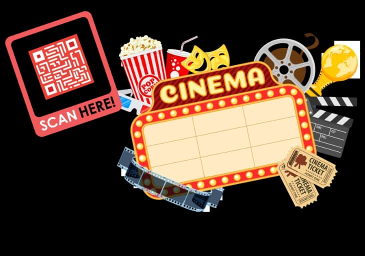 Boost Ticket Sales with Interactive QR Promotions - URL QR Code feature illustration for QR Codes For Media and Entertainment