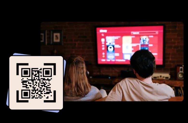 Engage Audiences with Interactive Event Experiences - Video QR Code feature illustration for QR Codes For Media and Entertainment