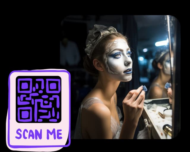 Share Behind-the-Scenes Content - Video QR Code feature illustration for QR Codes For Musicians and Artists