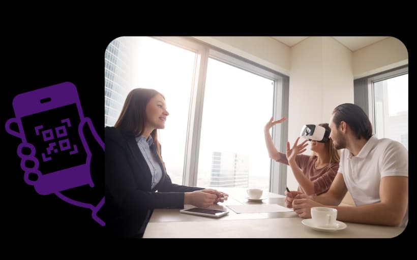 Boost Fan Engagement at Live Shows - URL QR Code feature illustration for QR Codes For Musicians and Artists